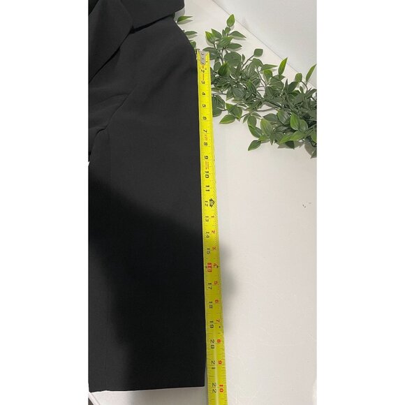 Jones Studio Womens Black Blazer Jacket 22W Button-Front Polyester Fully Lined - Picture 13 of 14